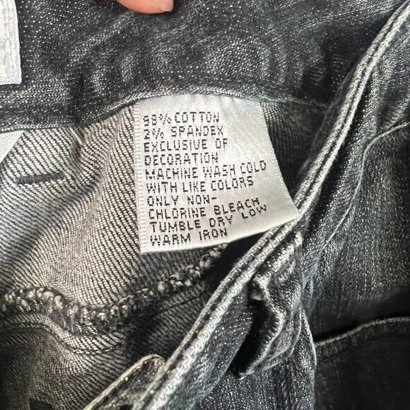 Talbots Classic Stretch Vintage Straight Leg Jeans - Dark Wash Denim, Size 10 - Picture 9 of 10